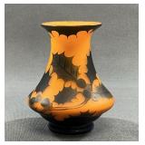Loetz Richard Art Nouveau Holly Cameo Glass Vase