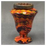 Art Glass Posie Vase, 5.75" Tall