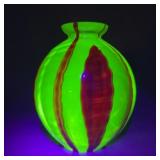 Wilhelm Kralik "Bambus" Czechoslovakian Vase 8"