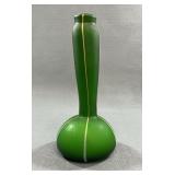 Carlo Moretti Attributed Green Satinato Vase