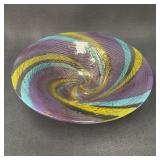 Higgins Fused Glass & Enamel Bowl, 1958-65