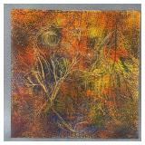 Higgins Vintage Fused Glass 14" Square Plate