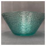 Anchor Hocking Soreno Aquamarine Bowl, Late 1960s