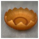 Westmoreland Soft Mist Apricot Lotus Bowl 9 Inch