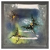 Frances & Michael Higgins Signed Butterfly Dish