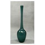 Mid-Century Modern Art Glass Bud Vase 11"