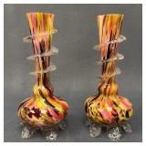 Franz Welz Attributed Art Glass Vases