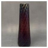 Vintage Iridescent Loetz Attributed 10" Vase
