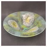 Higgins "Thistledown" Signed Art Glass Bowl