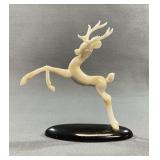 Art Deco Leaping Stag Figurine by Istvan Komaromy