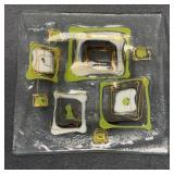 Vintage Higgins Fused Glass Trinket Dish, 5"