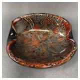 Murano Attributed Art Glass Bowl W/ Swirl Pattern