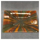 Frances & Michael Higgins Vintage Fused Glass Dish