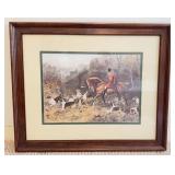 Vanguard Studios Fox Hunting Print, Framed, 34x29