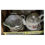 Ceramic Bowls and Teapot Lot