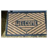 Coir and Rubber "Welcome" Doormat