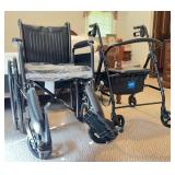 Medline Wheelchair and Rollator Walker Set