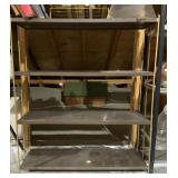 Four Metal Storage Shelving Units Only No Contents