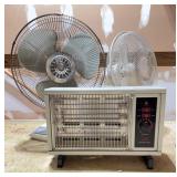 Vintage Electric Fans and Space Heater