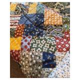 Patchwork Quilt With Zippered Cover