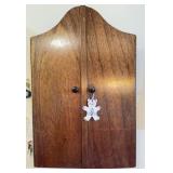Wood Wall Cabinet with Shelves, 22ï¿½x17.5ï¿½