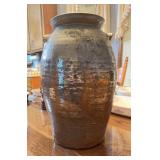 Southern Pottery Storage Jar, 17" Tall, Cracked