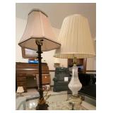 Table Lamps, 32" & 34" Tall