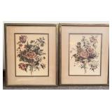 Framed Floral Prints, 19x24 Inches