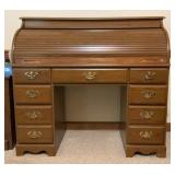 Roll-Top Desk with Contents, 50ï¿½x20ï¿½x46ï¿½