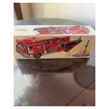 Hess Red Fire Truck Toy With Original Box