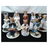 Ceramic Woodmice Family Figurines