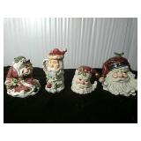 Santa Cookie Jars