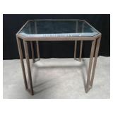 Glass Top Side Table