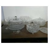 Glass Serving Bowls and Trays