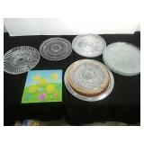 Glass Serving Plates