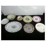 Assorted China Plates