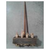 Antique Corn Husk Broom