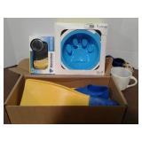 iPhone Case, Flippers, & Dog Bowl