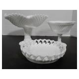 Milk Glass Candy Dishes