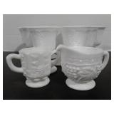 Milk Glass Goblets