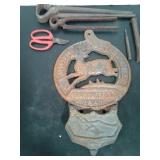 John Deere Cast Iron Mail Pocket