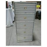 5 Drawer Fabric Dresser