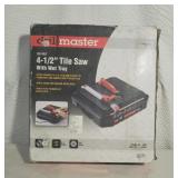 DrillMaster 4-1/2' Tile Saw with Wet Tray