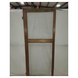 Primitive Wooden Screen Door