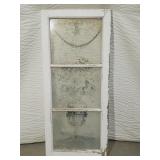 Vintage Painted Window Accent
