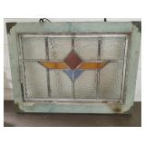 Vintage Stained Glass Window