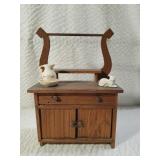 Vintage Miniature Victorian Washstand