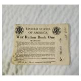 UNITED STATES OF AMERICA WWII Ration Book 1-4