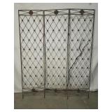 Vintage Wrought Iron Room Divider