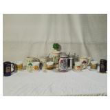 Assorted Mugs & Steins